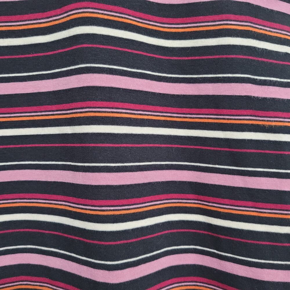 NWT A New Day "Purple Stripe" Multicolored Stripe Long Sleeve Shirt Size XS - Picture 2 of 5